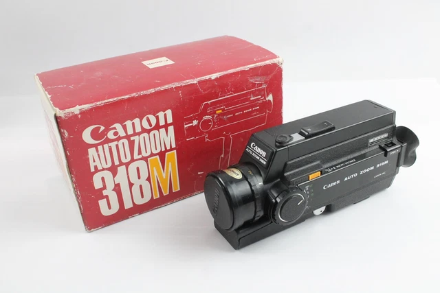 Vintage Canon Auto Zoom 318M Super 8 Cine Camera Working w/ Original Case & Box