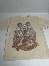 Disney Studio Collection Tiki Kingdom Mickey Mouse Graphic T Shirt Size Medium