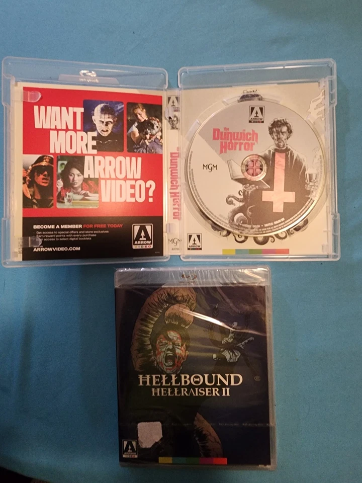 Sealed Arrow Video Horror Bundle Hellraiser 2 Hellbound And The Dunwich Horror - Image 3 of 3