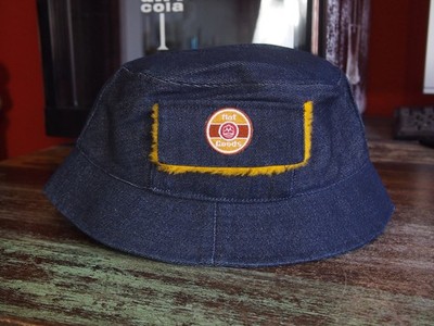 DEADSTOCK LEVIS FLAT ERICK DENIM HAT/ FISCHERHUT GR. XL MIT ETIKETT UNGETRAGEN