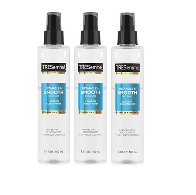 Tresemme Pro Pure Leave-In Conditioner for Detangling, 6.1 Oz, 3 Pack