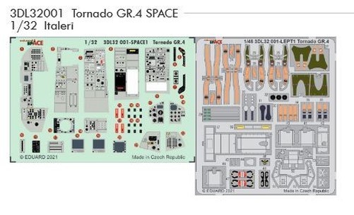 Eduard Accessories 3DL32001 - 1:32 Tornado GR.4 SPACE 1/32 For Italeri - New