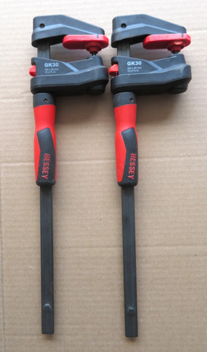 Bessey GK30 12" (300mm) One-Hand Bar Clamps – Set of 2