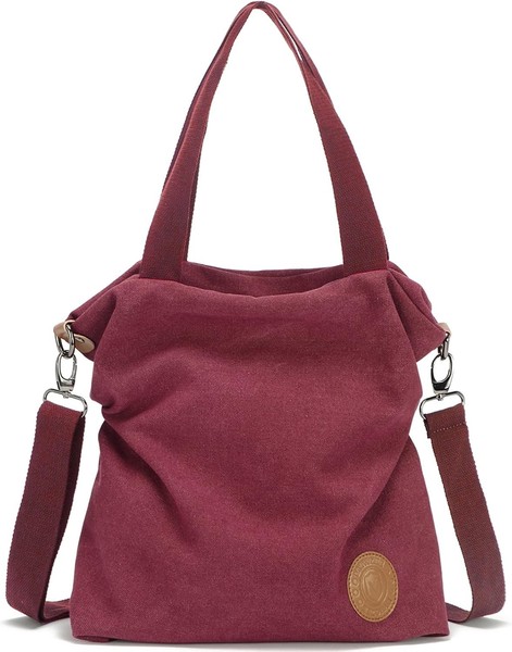 Myhozee Handtasche Damen Canvas UmhäNgetasche,Taschen Damen Strandtasche-image