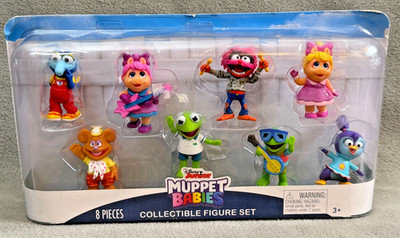Disney Junior Muppet Babies Figure Set of 8 Figures NRFB 2019