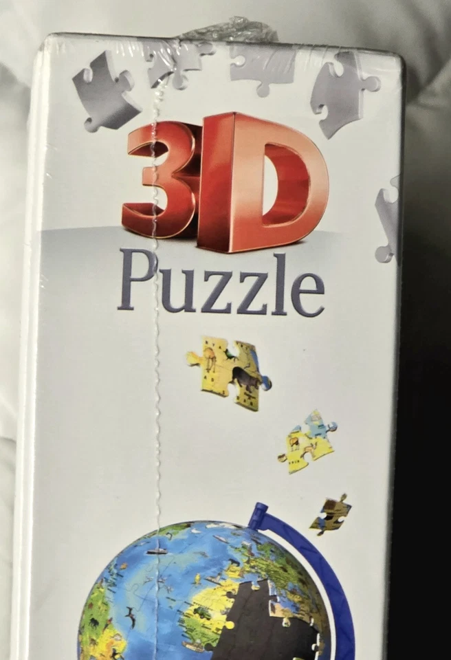 2020 Ravensburger 3D World Globe Puzzle w/ Rotating Base 3-D Map Puzzles  - Image 4 of 4