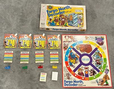 The Fargo North Decoder Board Game Electric Company MB 1978 - 100% Complete