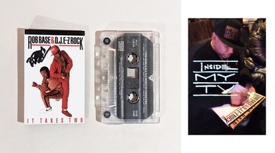 ROB BASE & DJ E-Z ROCK signed cassette IT TAKES TWO autograph COA