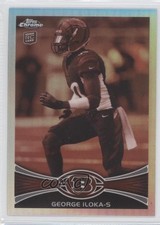 2012 Topps Chrome Sepia-Tone Refractor 74/99 George Iloka #205 0c2