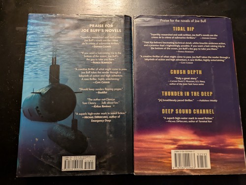 Menge 2 Joe Buff Romane (Tidal Rip & Seas of Crisis) Hardcover DJ 1. Auflage - Bild 3 von 8