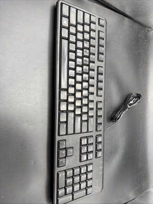Original DELL KB212-B USB WIRED KEYBOARD 0DJ454 Preowned Tested Guaranteed