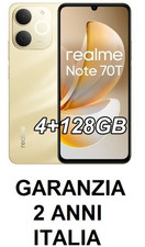 Realme Note 70T 4GB+128GB 4G SMARTPHONE 6.74 Pollici NUOVI GARANZIA ITALIANA