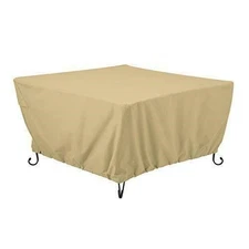 Classic Accessories Terrazzo Square Patio Fire Pit/Table Cover, 52x52x22