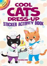Cool Cats Dress-Up Sticker Activity Book (Dover Little Activity Books) | 2022