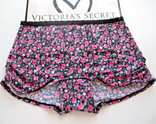 VICTORIA'S SECRET PINK Cotton Dorm Boyshort Panty VS Floral S M L XL Ruched NWT
