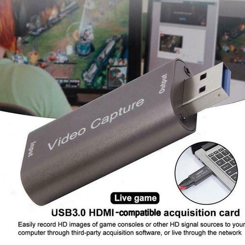 HDMI to USB 3.0 Audio Video Capture Card HD Game Recording Box Live Streaming C - Photo 8/14