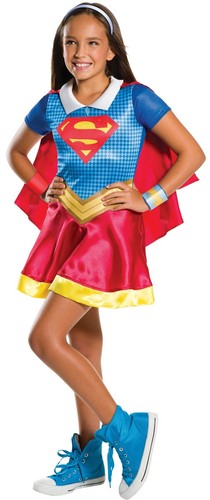 Rubie's Official DC Super Hero Girl's Supergirl Costume, Kids Fancy Dress