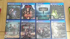 PlayStation 4 Game Lot Resident Evil 2 3 Origins Fallout 4 BioShock Alien