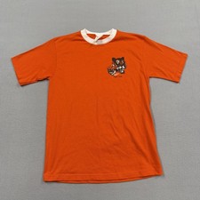 Boy Scouts Of America Shirt Youth Large Orange Tiger Cub Uniform Ringer Tee