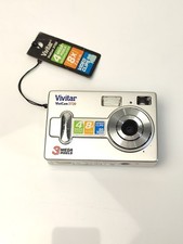 Vivitar ViviCam 3720 3MP Digital Camera - Silver y2k camera pocket 3 megapixels