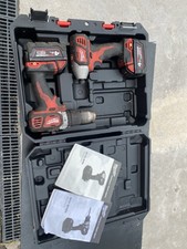 Milwaukee M18 BPP2Q-402C Combi Drill BPDN and M18 Impact Driver BID Full Set 18V
