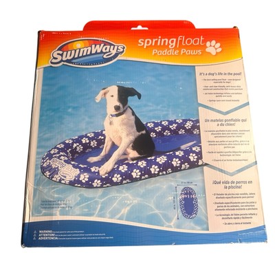 SwimWays Paddle Paws Spring Float Dog Raft, Small 0-65 lbs. New In Box