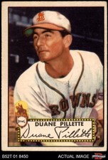 1952 Topps #82 Duane Pillette Browns 4 - VG/EX