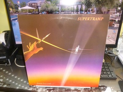 SUPERTRAMP. '' ...FAMOUS LAST WORDS...''  LP UK 1982 INNER. A&M LABEL. ORIG NM.