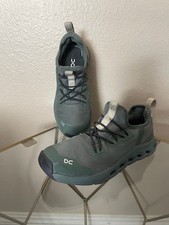 On Cloud Cloudleap Shoes Youth Size Big Kids 1 Olive Green Running Sneakers