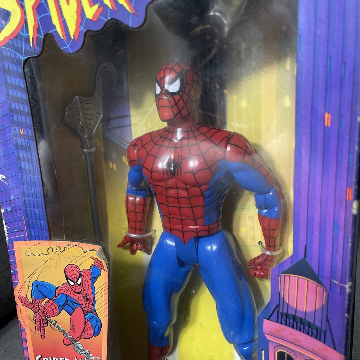 1994 Toy Biz Marvel Comics Spider-Man Deluxe Edition 10” Poseable