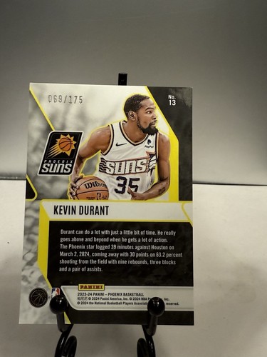๐ฅ2023-24# / 175!! Phoenix Kevin Durant Fade to Black Gold Cracked Ice - Picture 2 of 2