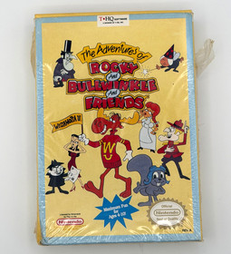 VINTAGE The Adventures of Rocky Bullwinkle &Friends (Nintendo NES) Complete CIB