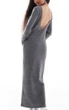 Women's Gray 3/4 Long Sleeve Sweater Dress M Velvet Brand Brand
