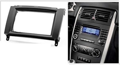 Sound-way 2 DIN Autoradio RadioRahmen / RadioBlende   für Mercedes A/B Klasse