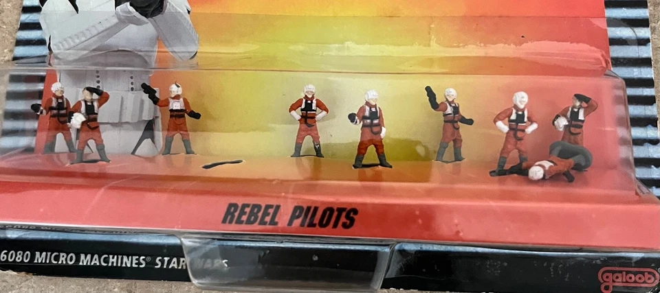 Figuras Micro Machines Star Wars Rebel Pilots 1997 Galoob Foto 2 de 4