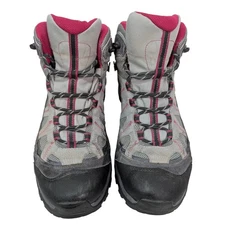 Salomon Hiking Boots Women's 145464 Size US 11.5 Gray Mauve Contagrip Hiking