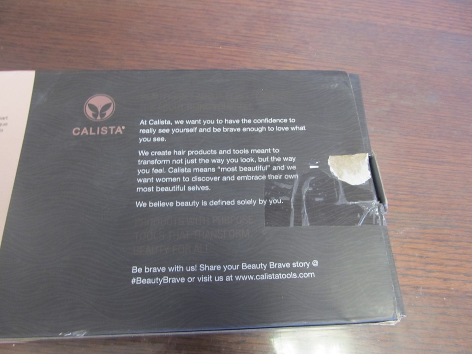 Ifno Box CALISTA Triangl PRO Heated Detailer Styling Brush Purple Orchid New In ...