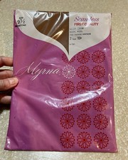 2 Pack Vintage Myrna Seamless Nylon Thigh Hi Stockings Sz 9 1/2 Beige-Tone NIP