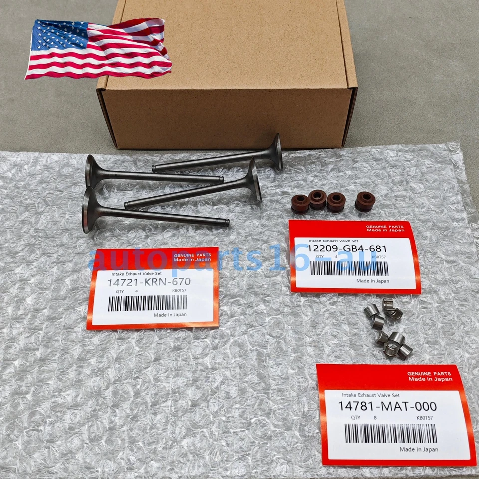 Intake Valve & Exhaust Valve Kit for Honda CRF250R 2004-2009 CRF250X 2004-2017 - Image 2 of 4