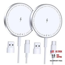 for MagSafe Charger: Magnetic Wireless Charging Pad for iPhone 17 16 15 White
