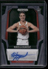 2024-25 Panini Prizm Black Rookie Signatures Nikola Durisic