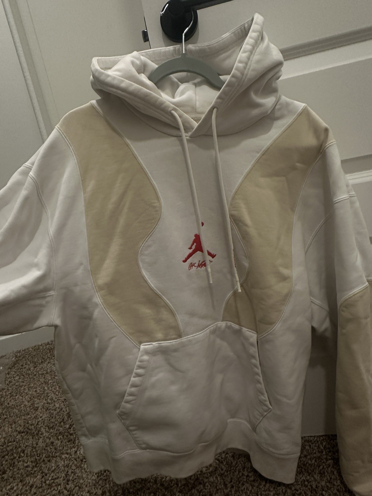 OFF WHITE X NIKE Felpa con cappuccio Nike Air Jordan X Off White XL