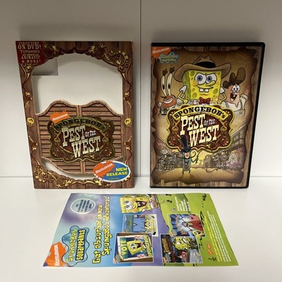 Spongebob Pest Of The West DVD+Insert Paper+ Slip Cover Good Condition DVD Nick