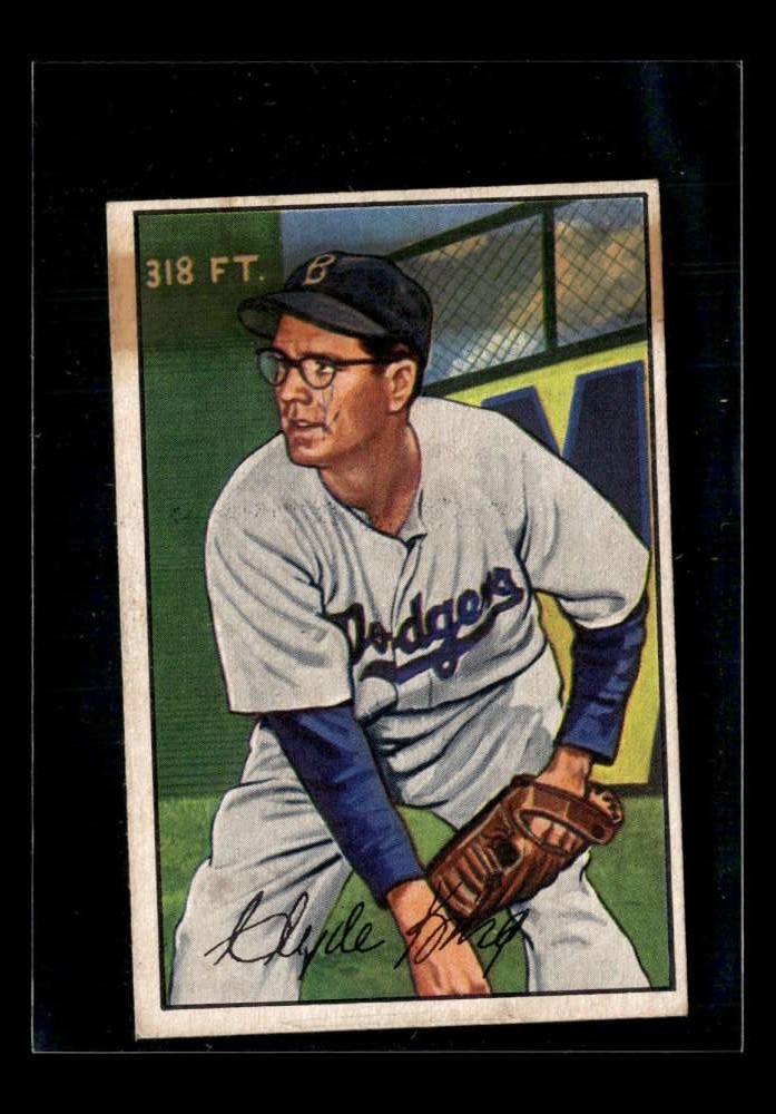 1952 Bowman Clyde King #56 Brooklyn Dodgers Low Grade ST VC1006