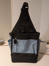 AMM's Tote-Ally Cool On-The-Go Blue  Black Craft Tote Bag Stamping Carry Case