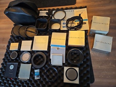 Hasselblad Zubehör Paket, Filter Extensions, Tasche, Gurt Etc.
