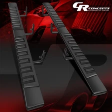 6" Black Step Bar Running Board For 2015-2025 Chevy Colorado GMC Canyon Crew Cab