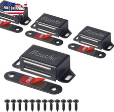 Cabinet Magnets 30Lb Black Door Magnets with Strong Magnetic, 4 Pack     