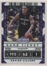2020 Contenders Draft Picks Game Ticket Green Explosion Damian Lillard #40 0jl3