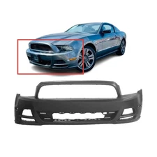 Primed Front Bumper Cover for 2013 2014 Ford Mustang